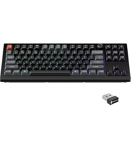 Amazon.com: Keychron V3 Max TKL Wireless Mechanical Keyboard, QMK